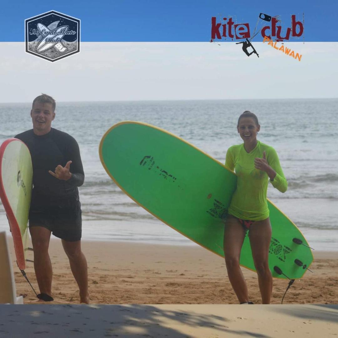 Hostel Surf And Skate Duli El Nido By Kiteclub Palawan Exteriér fotografie